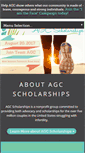 Mobile Screenshot of agcscholarships.org