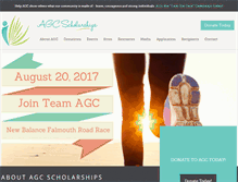 Tablet Screenshot of agcscholarships.org